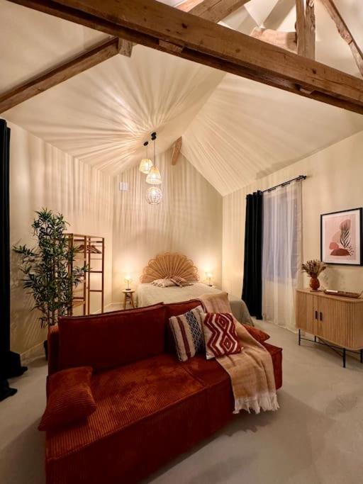 Charmant Loft Intime Croisy-sur-Eure Extérieur photo